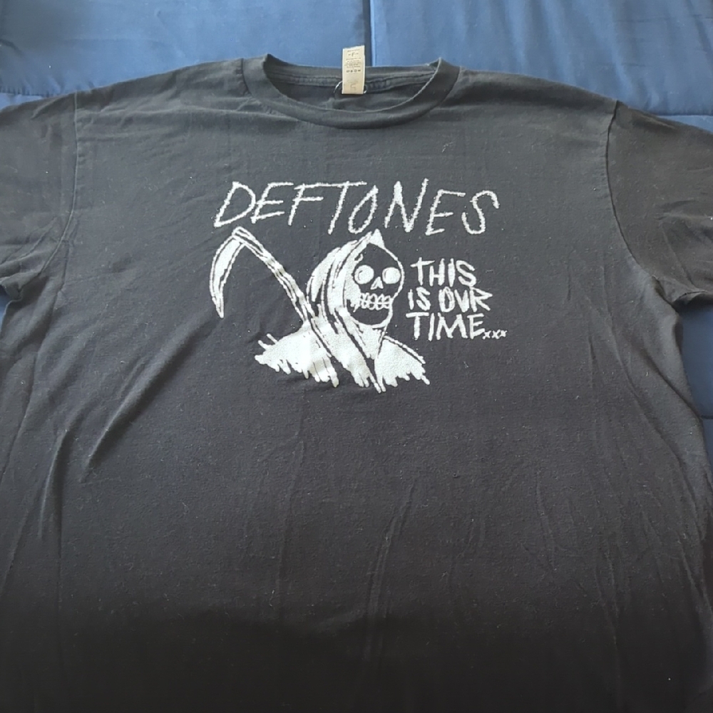 Tultex Black Deftones Graphic Tee